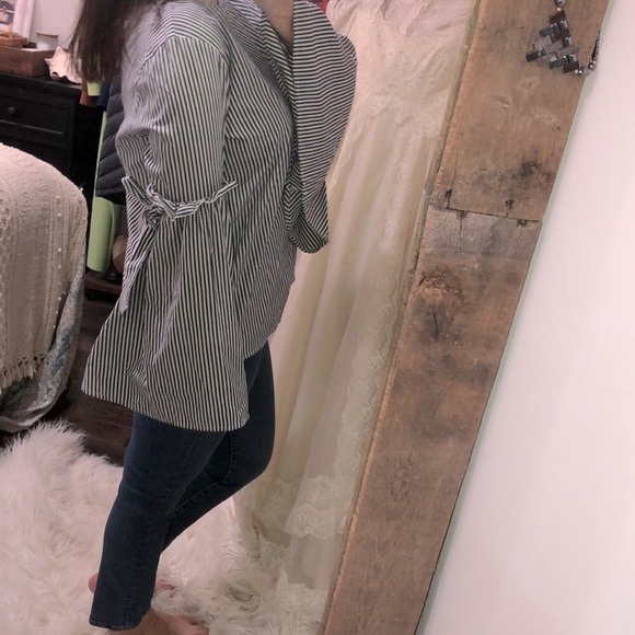 Neiman Marcus striped top size large cotton fabric - Picture 4 of 10